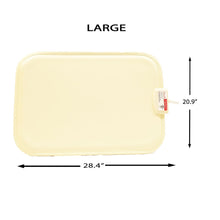 Load image into Gallery viewer, Fluffy Paws Indoor Pet Bed Warmer Electric Heated Pad with Free Cover (Dual Temperature & UL Certified), Yellow Dot Large - 20.9" x 28.4"