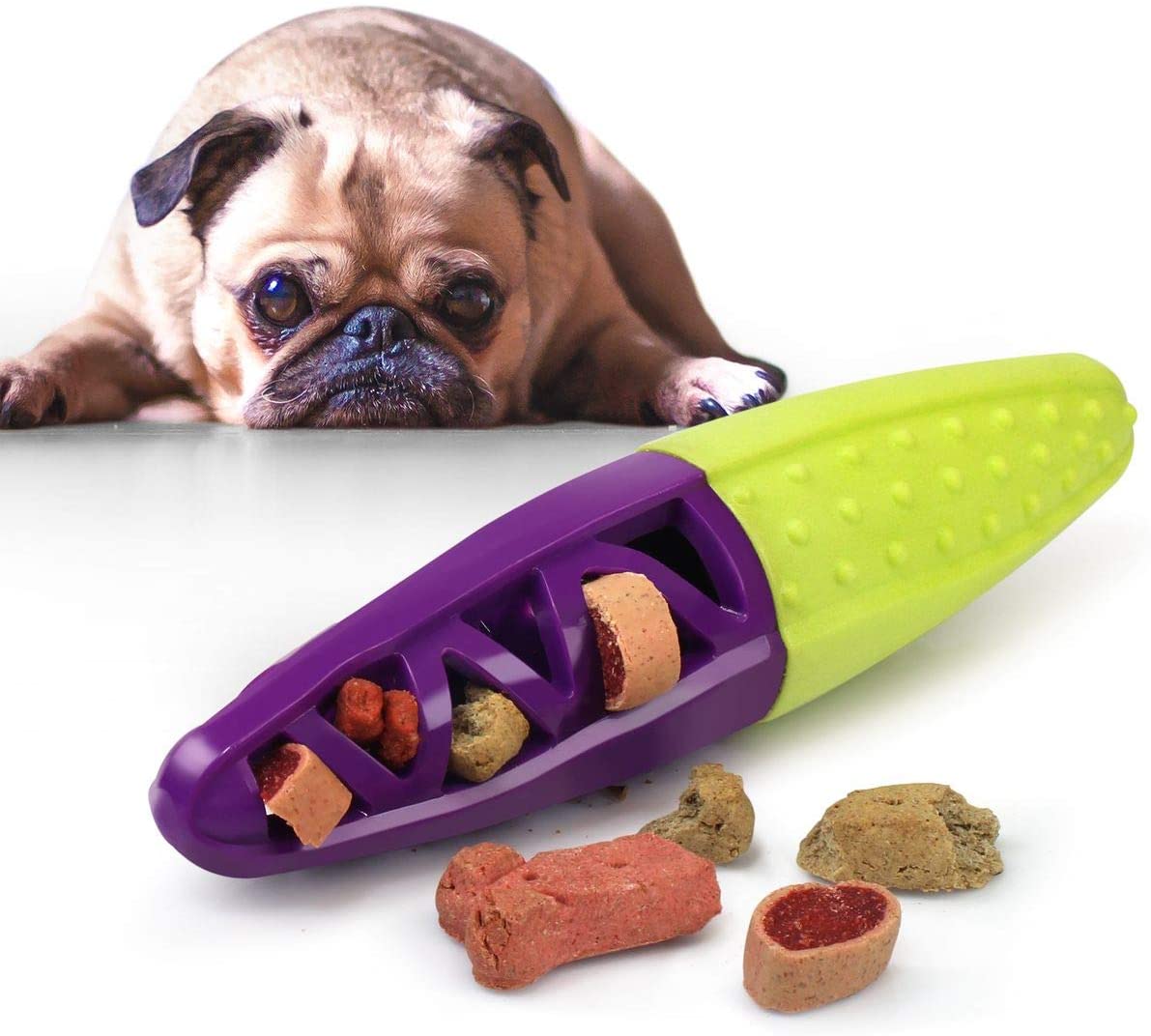 Food Dispensing Dog Toy Dog Chewing Toy Puppy Carrot Shape Biting Plaything  