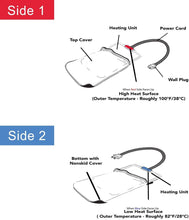 Load image into Gallery viewer, Fluffy Paws Indoor Pet Bed Warmer Electric Heated Pad with Free Cover (Dual Temperature & UL Certified), Yellow Dot Small - 12.3" x 18"