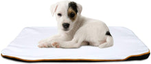 Load image into Gallery viewer, Fluffy Paws Indoor Pet Bed Warmer Electric Heated Pad with Free Cover (Dual Temperature & UL Certified), White Medium - 15.3" x 20.8"