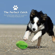 Load image into Gallery viewer, Fluffy Paws Dog Treat Ball, Soft Rubber Dog Toy Chewing Feed Ball (Dental Treat & Bite Resistant) Durable Non-Toxic Teething, IQ Training & Playing for Small and Medium Dog Puppy, Green