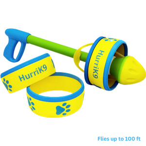 HurriK9 Ring Launcher + 3 Standard Rings